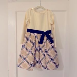 Hope & Henry Girls plaid dress